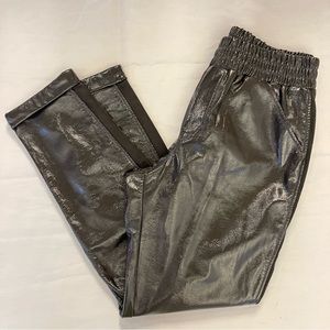 NWT DAVID LERNER JOGGING PATENT PANTS